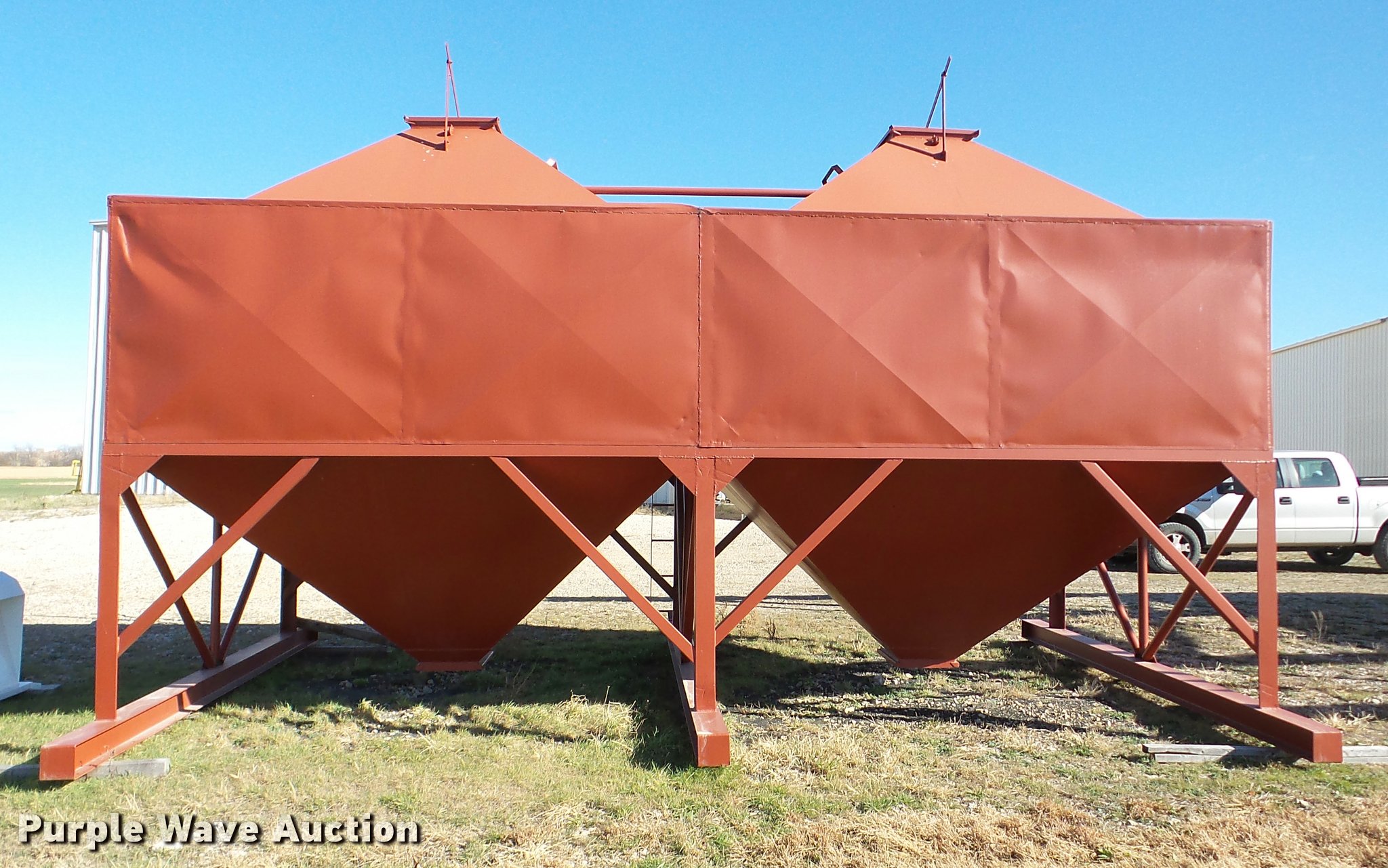FCS Manufacturing overhead bulk bin in Gridley, KS Item DB5338 sold