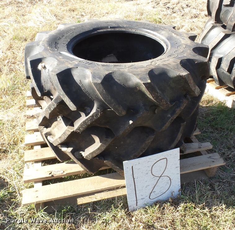 image for item AG9115 (2) Goodyear 12.4R20 tires