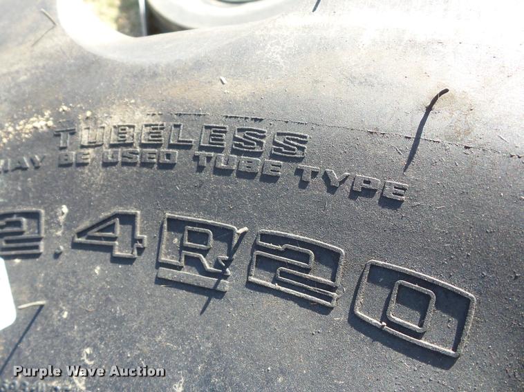 image for item AG9115 (2) Goodyear 12.4R20 tires