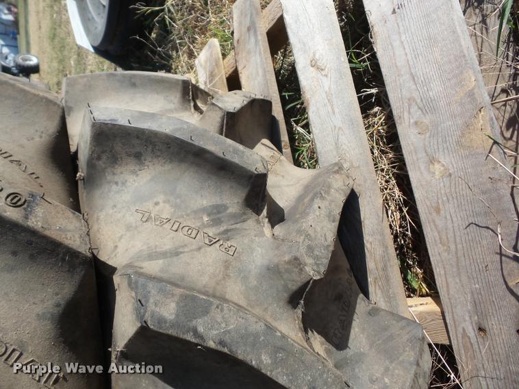 image for item AG9115 (2) Goodyear 12.4R20 tires