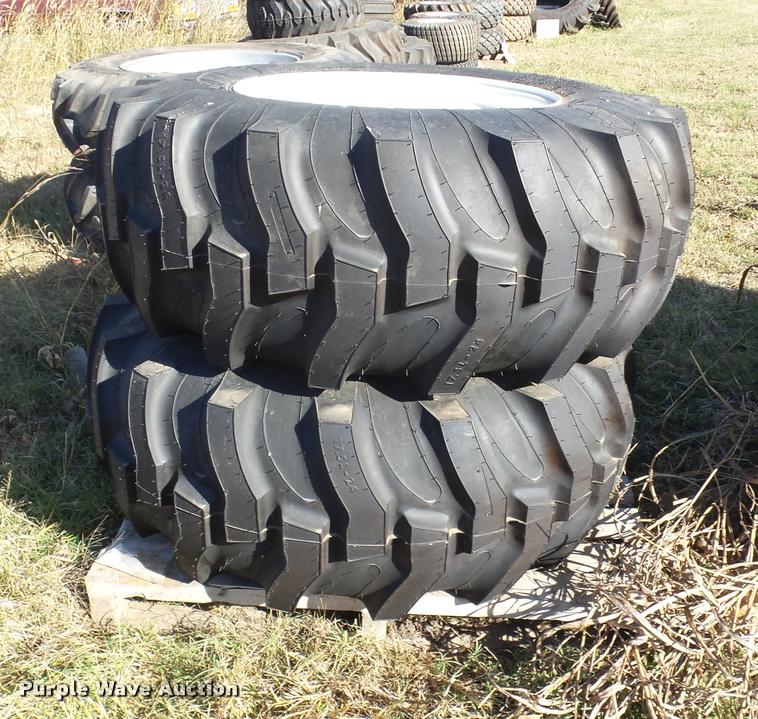 image for item AG9126 (2) Titan 17.5L-24 tires and wheels