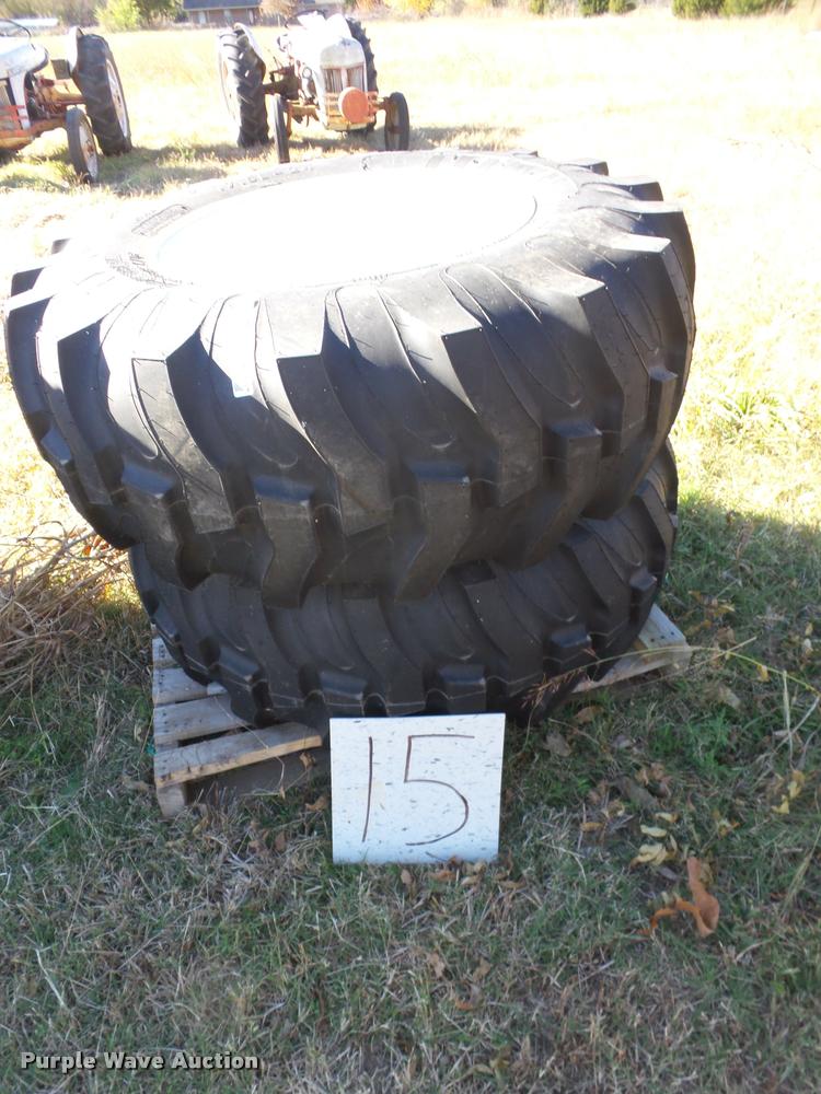 image for item AG9126 (2) Titan 17.5L-24 tires and wheels