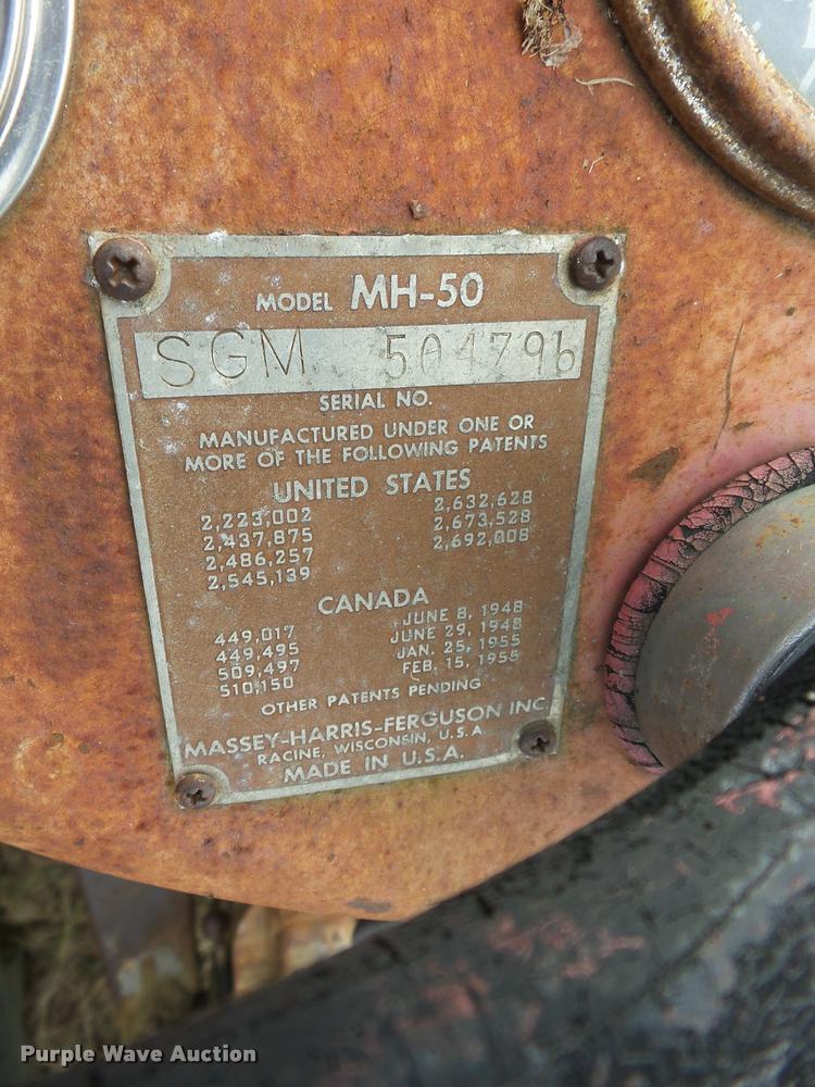 image for item AG9134 1959 Massey-Ferguson MH50 tractor