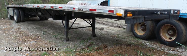 image for item AV9866 2000 Transcraft TL1000W2 flatbed trailer