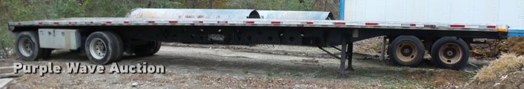 image for item AV9866 2000 Transcraft TL1000W2 flatbed trailer