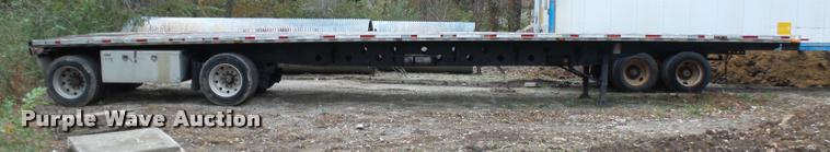image for item AV9866 2000 Transcraft TL1000W2 flatbed trailer