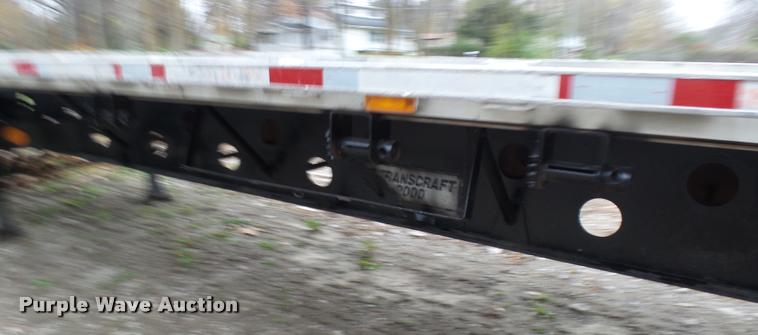 image for item AV9866 2000 Transcraft TL1000W2 flatbed trailer