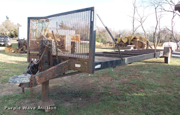 image for item AX9041 Shop built hay trailer