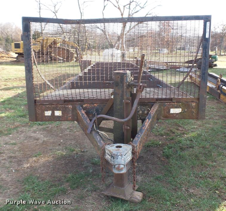 image for item AX9041 Shop built hay trailer