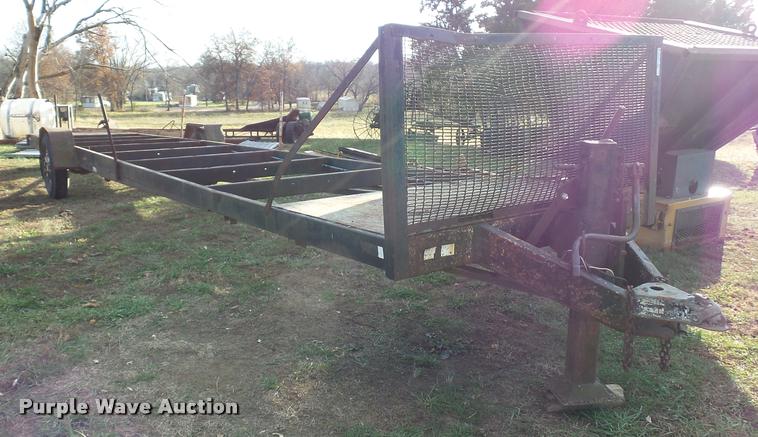 image for item AX9041 Shop built hay trailer