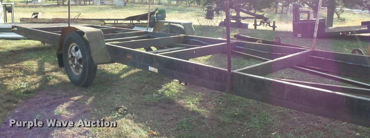 image for item AX9041 Shop built hay trailer