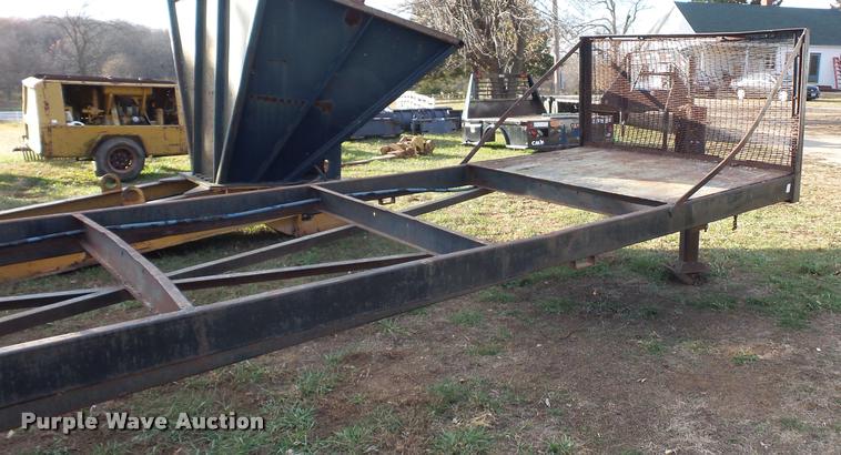 image for item AX9041 Shop built hay trailer