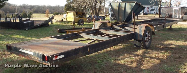 image for item AX9041 Shop built hay trailer