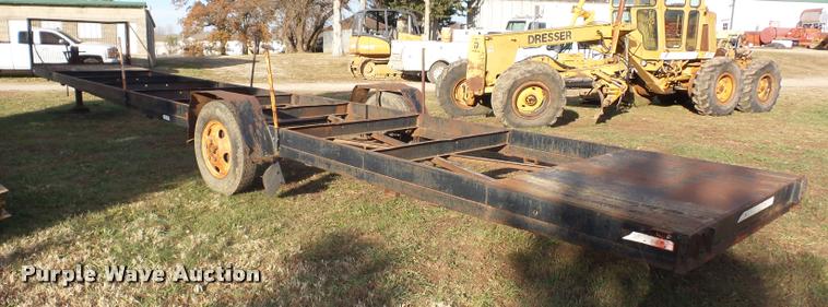 image for item AX9041 Shop built hay trailer
