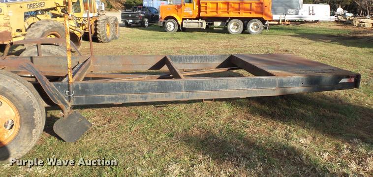 image for item AX9041 Shop built hay trailer