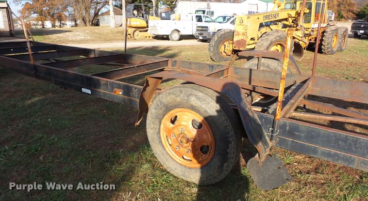 image for item AX9041 Shop built hay trailer