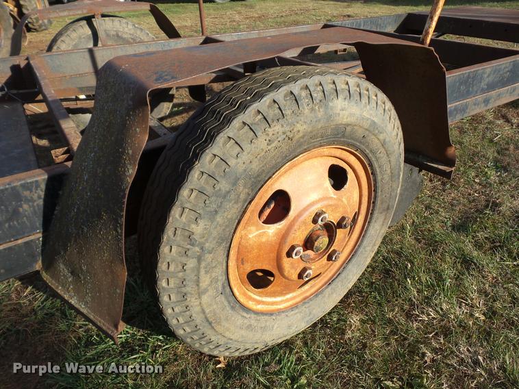 image for item AX9041 Shop built hay trailer
