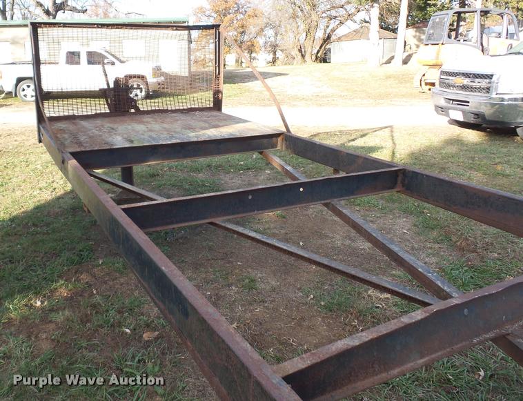 image for item AX9041 Shop built hay trailer