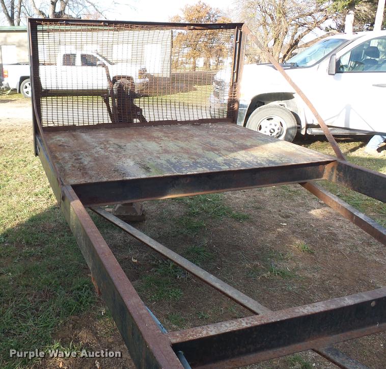 image for item AX9041 Shop built hay trailer