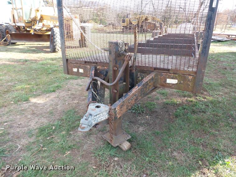 image for item AX9041 Shop built hay trailer