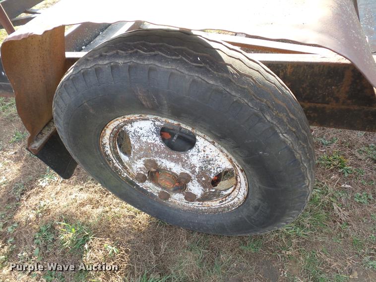 image for item AX9041 Shop built hay trailer
