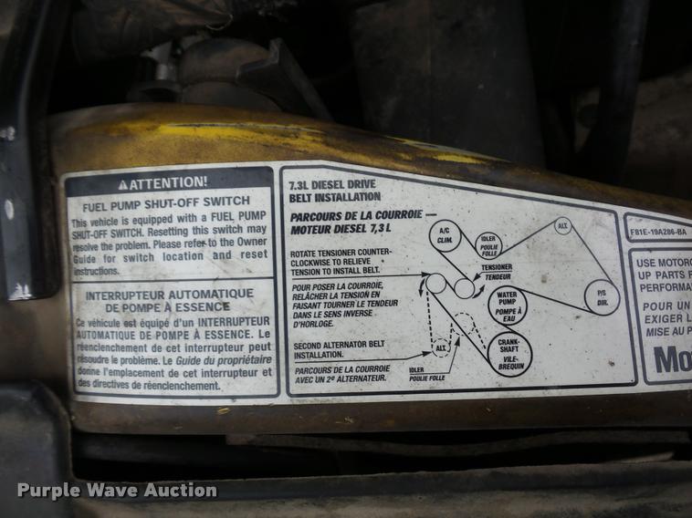 image for item BG9520 2001 Ford F550 flatbed truck