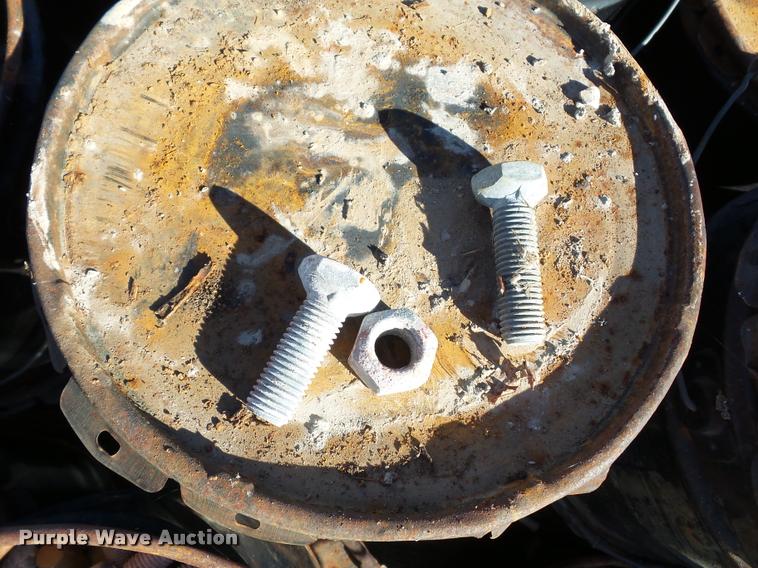 image for item BG9572 Quonset hut building galvanized nuts and bolts