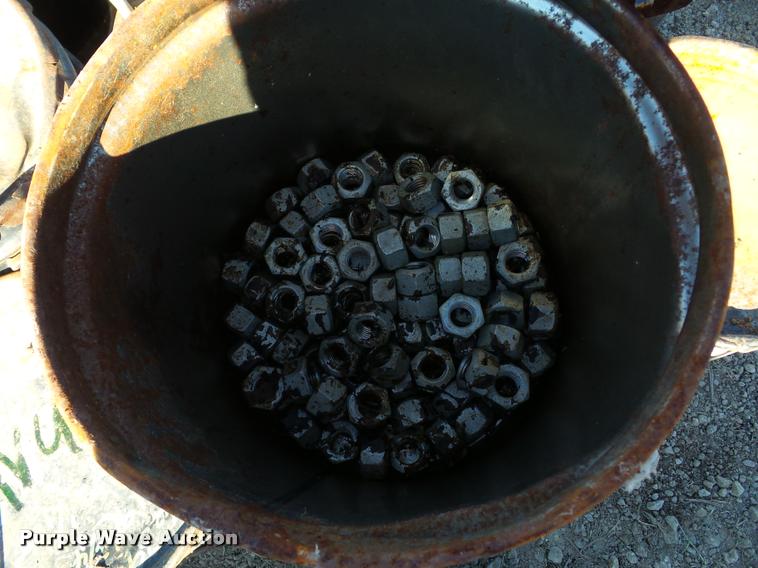 image for item BG9572 Quonset hut building galvanized nuts and bolts