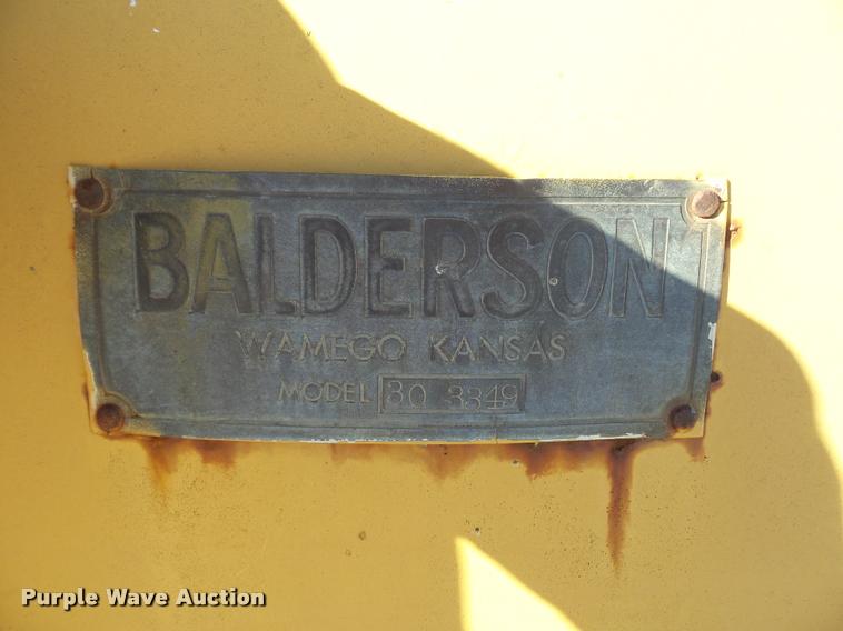 image for item BG9579 Balderson 30-3349 V snow plow