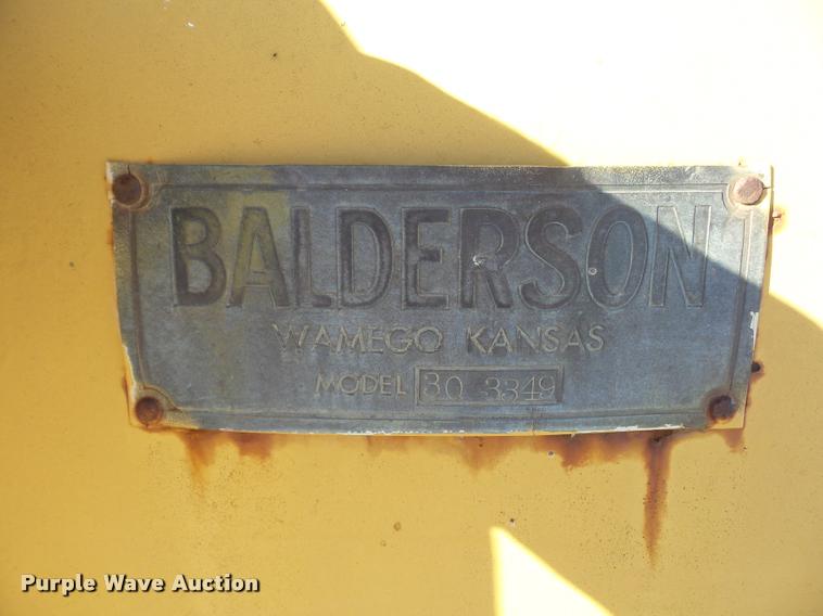 image for item BG9579 Balderson 30-3349 V snow plow