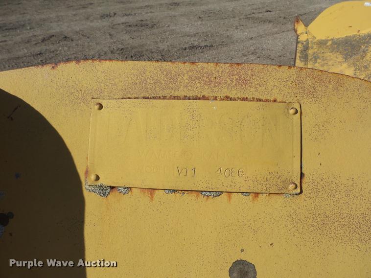image for item BG9581 Balderson V11 V snow plow