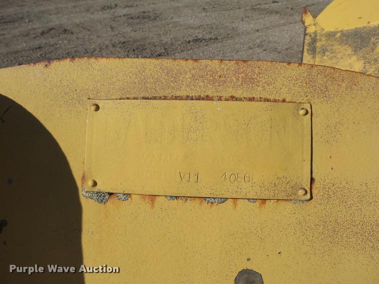 image for item BG9581 Balderson V11 V snow plow