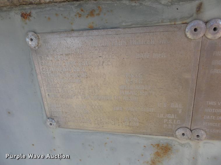 image for item BG9584 1995 Polar tank trailer