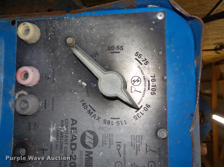 image for item BG9586 Miller AEAD-200LE welder