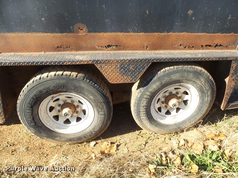 image for item BM9571 1990 Blair livestock trailer