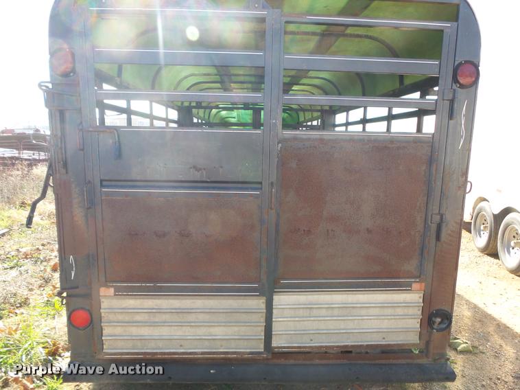 image for item BM9571 1990 Blair livestock trailer