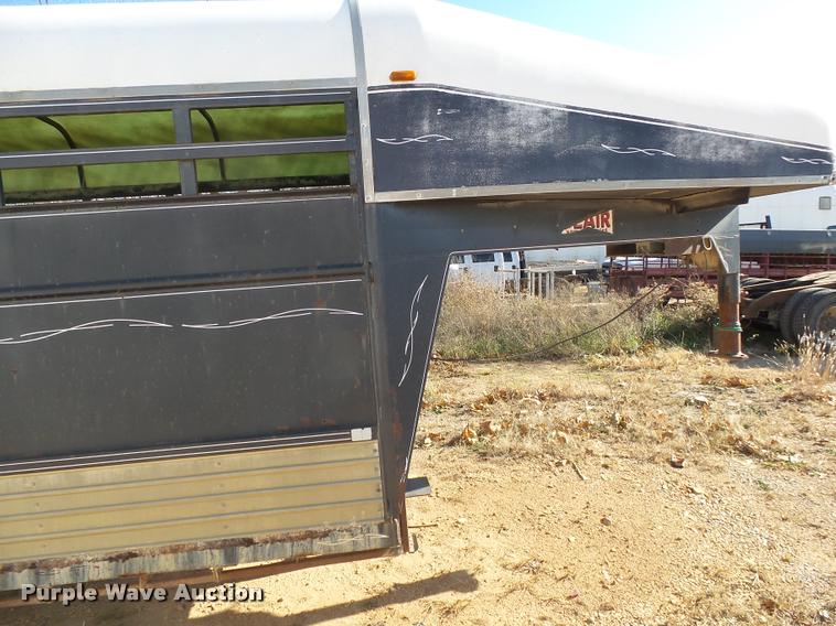 image for item BM9571 1990 Blair livestock trailer