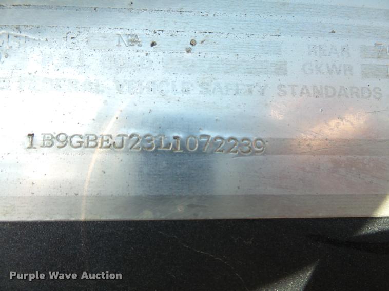 image for item BM9571 1990 Blair livestock trailer