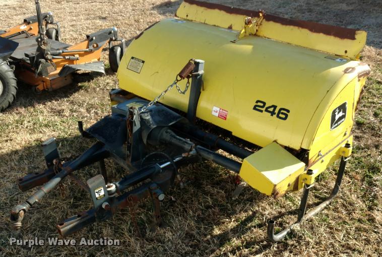 image for item BU9866 John Deere 246 broom
