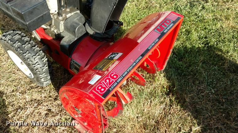 image for item BU9871 MTD Yard Machines snow blower