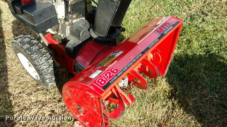 image for item BU9871 MTD Yard Machines snow blower