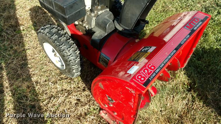 image for item BU9871 MTD Yard Machines snow blower