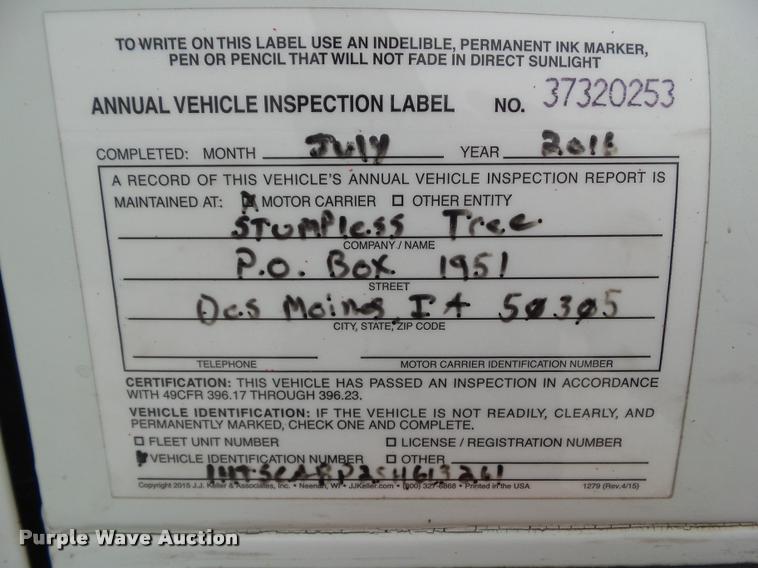 image for item BZ9951 1995 International 4700 bucket truck