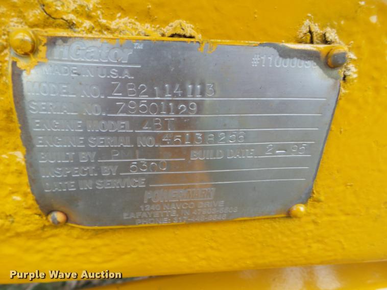 image for item BZ9952 1995 Brush Bandit 250 chipper