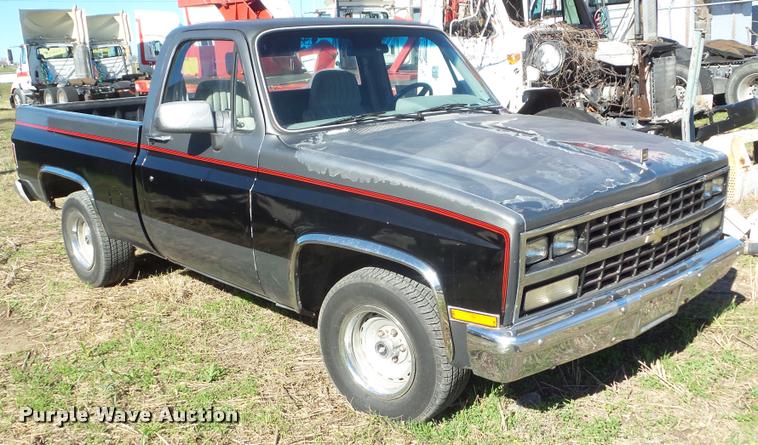 image for item DA5148 1987 Chevrolet R10 pickup truck