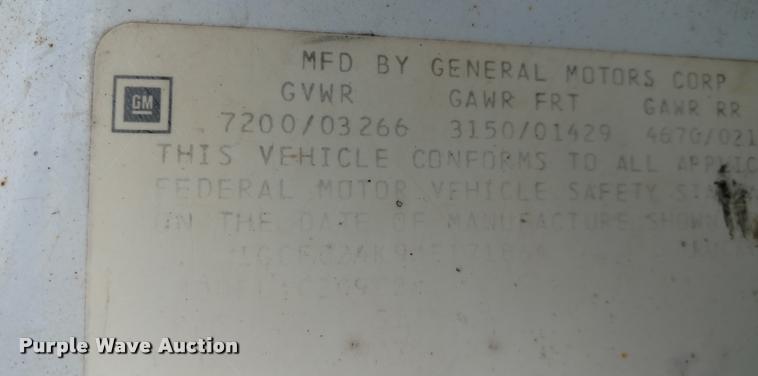 image for item DB0750 1991 Chevrolet Cheyenne 2500 pickup truck