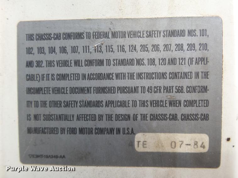 image for item DB4625 1984 Ford LN9000 semi truck