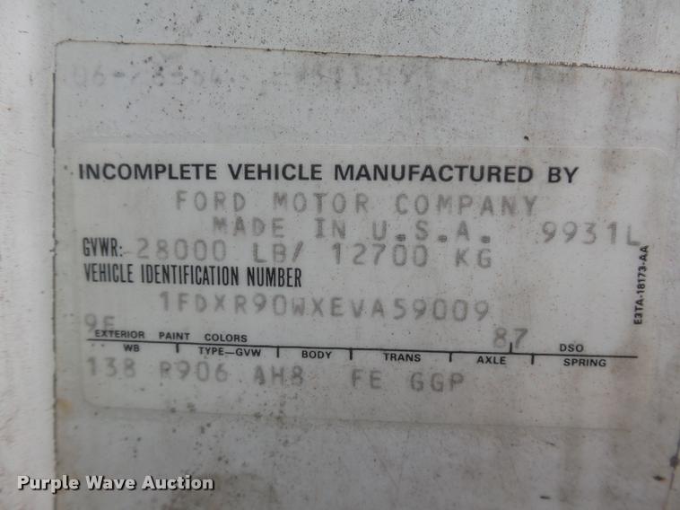 image for item DB4625 1984 Ford LN9000 semi truck