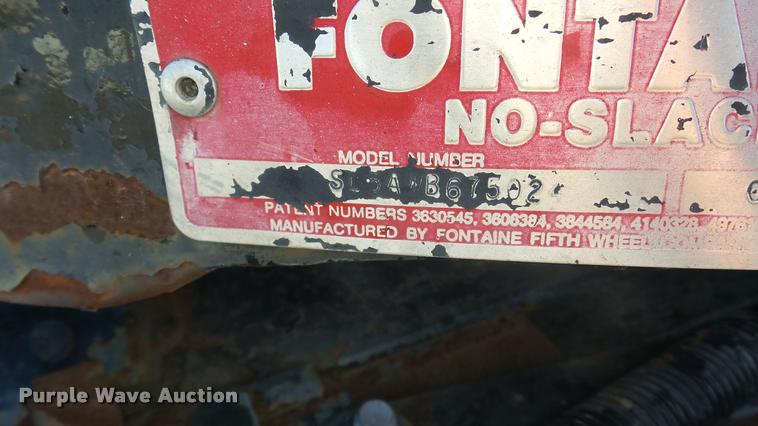 image for item DG9029 Fontaine air operated sliding fifth wheel plate