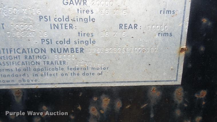 image for item DG9134 1994 Felling equipment trailer